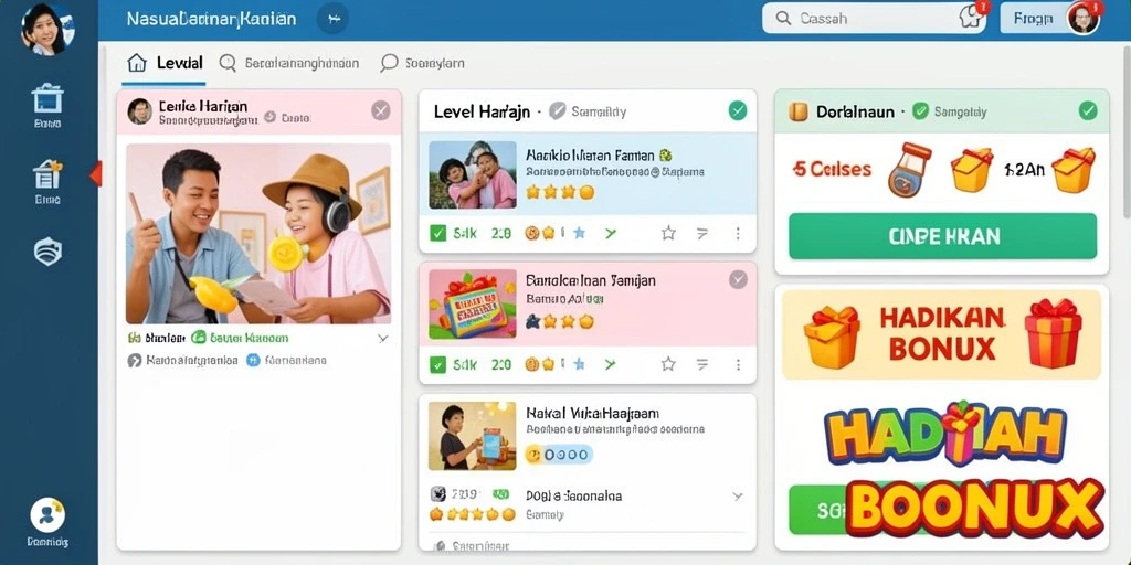 Tampilan antarmuka yang menarik dan mudah digunakan.