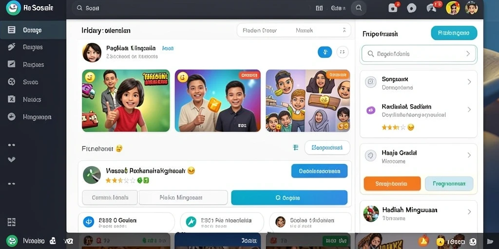 Tampilan antarmuka yang menarik dan mudah digunakan.