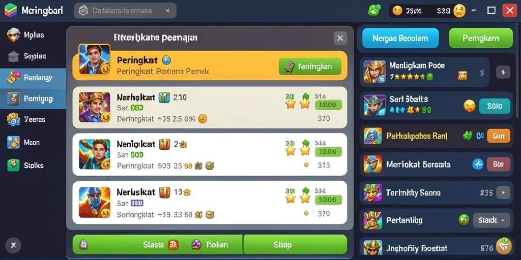 Tampilan grafis yang menarik dan modern.