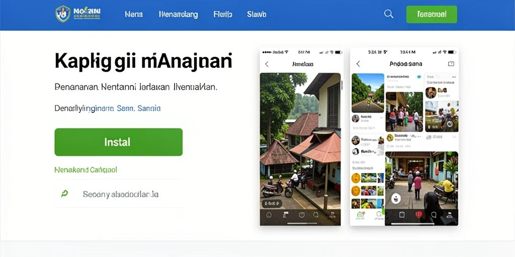 Tampilan awal permainan yang menarik.
