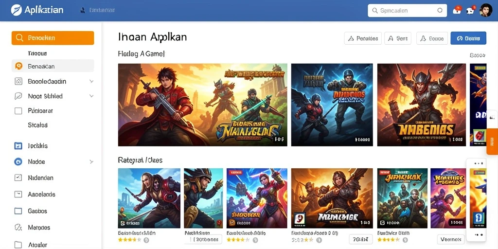 Tampilan antarmuka aplikasi yang menarik dan mudah dinavigasi.