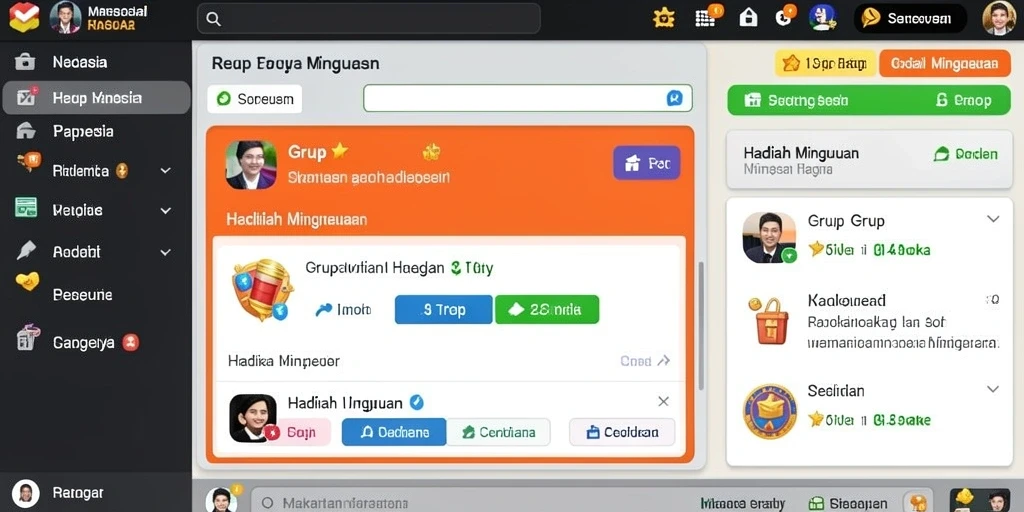 Tangkapan layar pertama menunjukkan antarmuka yang intuitif.