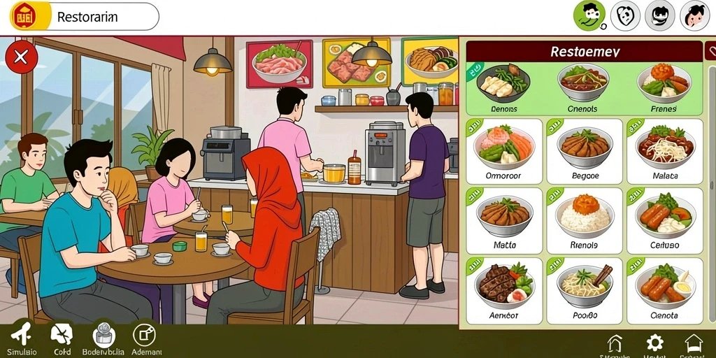 Tampilan antarmuka yang menarik dan mudah dinavigasi.
