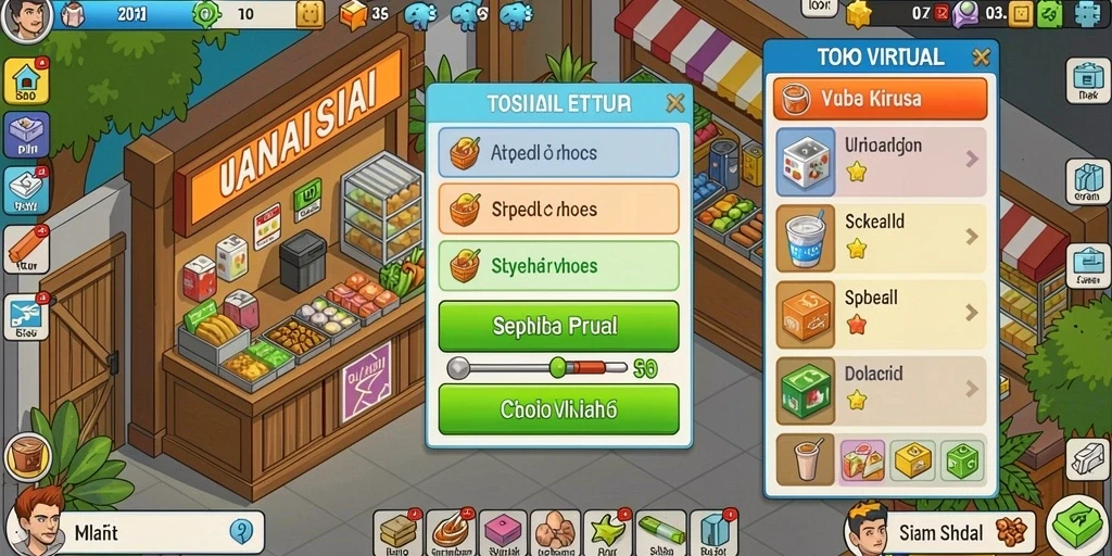 Antarmuka aplikasi yang user-friendly.