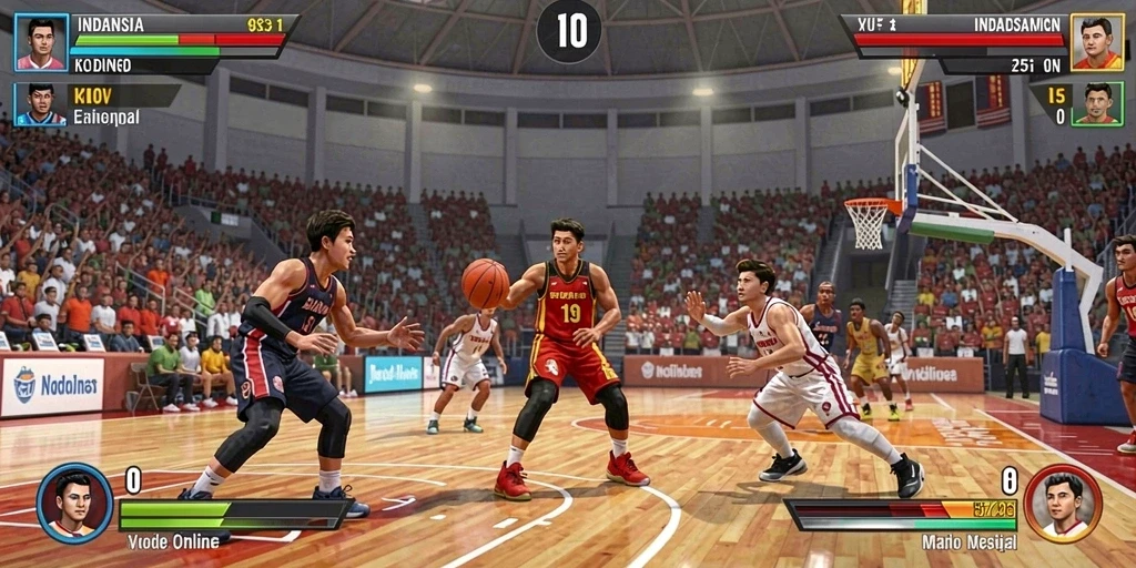 Screenshot aplikasi dengan tampilan permainan yang menawan.