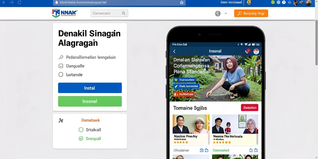 Tampilan antarmuka yang ramah pengguna dan menarik.