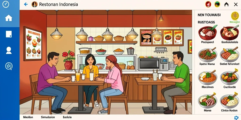 Tampilan antarmuka yang modern dan user-friendly.