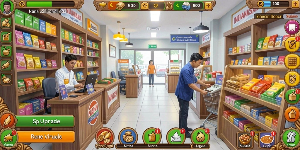 Screenshot fitur permainan yang epik.