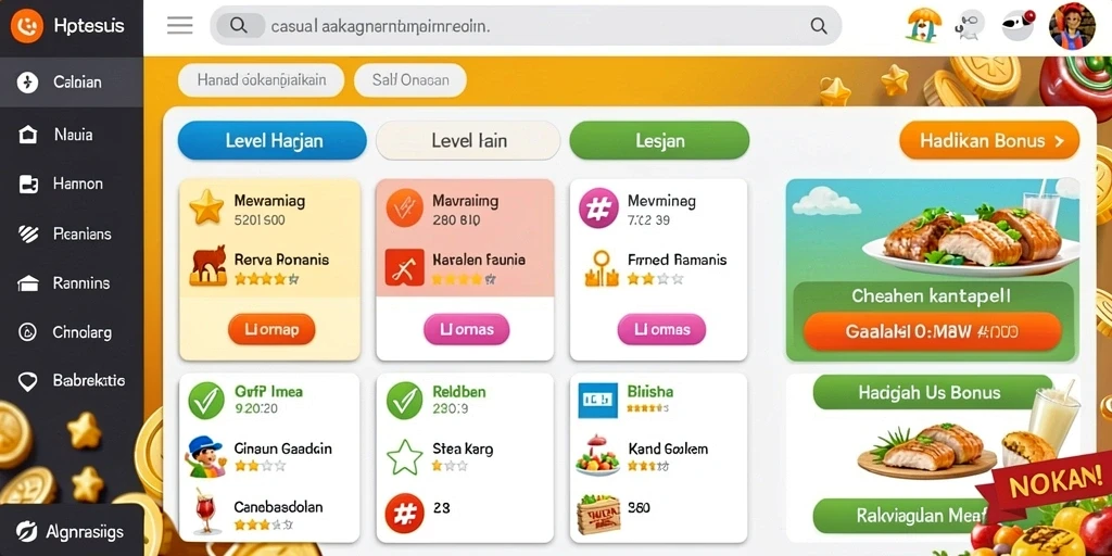 Tampilan mengesankan dari antarmuka aplikasi.